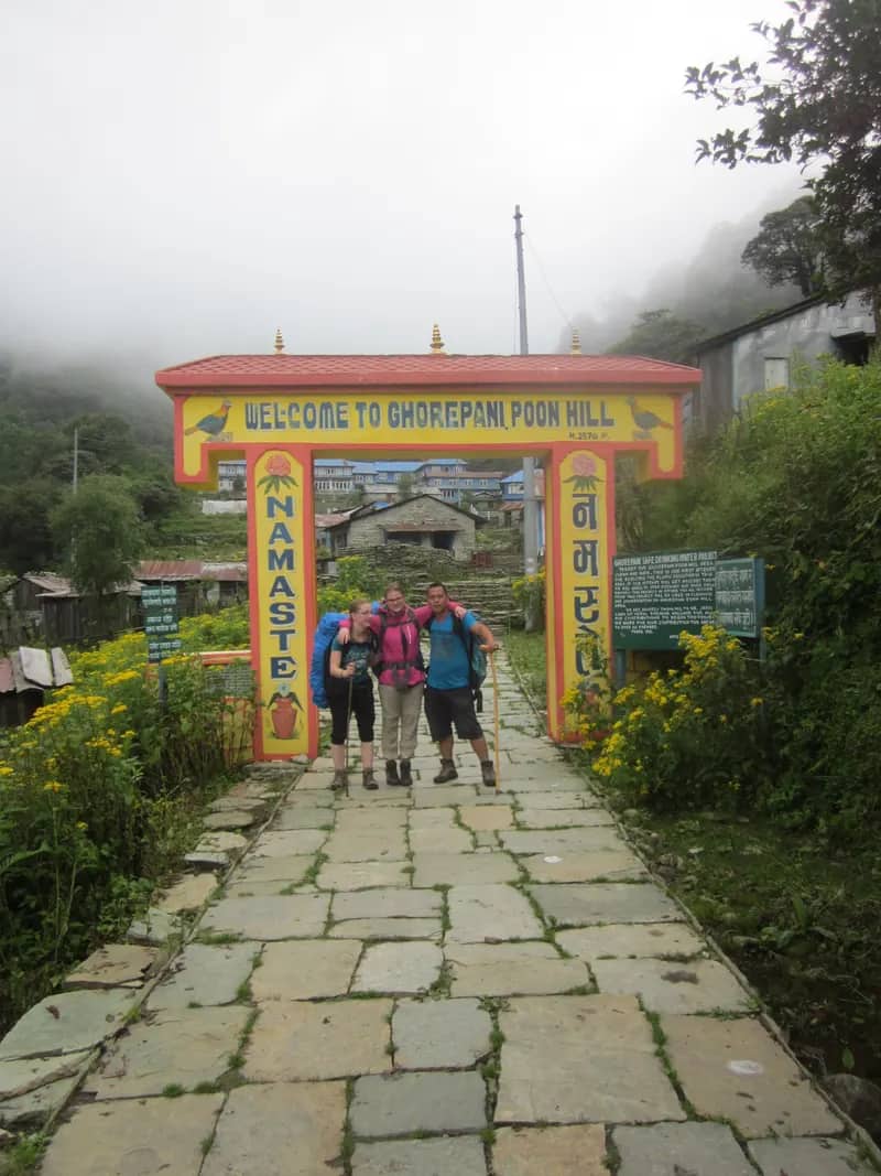 Wanderweg im Annapurna-Gebiet Nepal