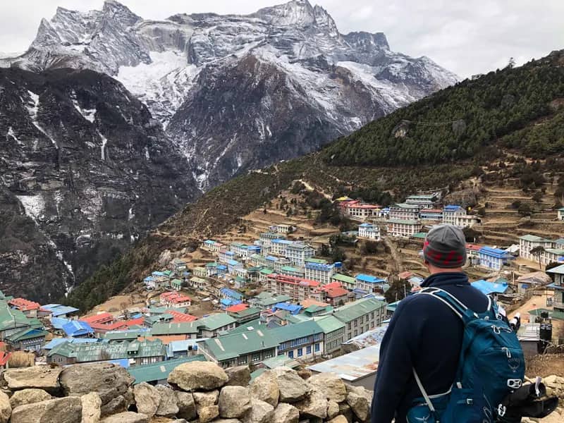 Himalaya-Panorama auf der Everest Wandertour