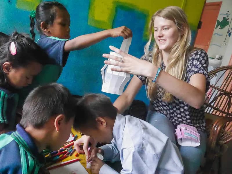 Kinder im Kindergarten in Kathmandu