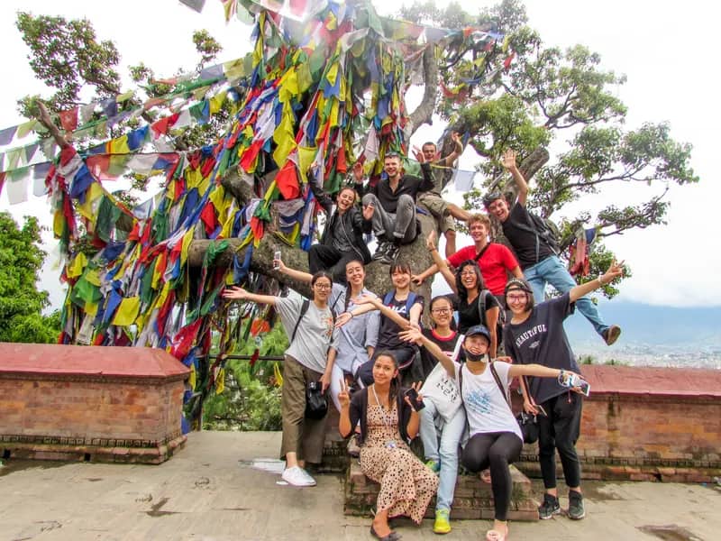 Natur und Tempel rund um Kathmandu