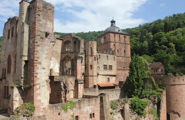 Heidelberg-Besuch von Au-Pair mit Gastfamilie