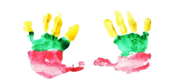 Kinder-Handabdruck